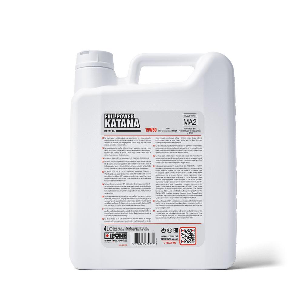 IPONE Full Power Katana 15W50 4L 2