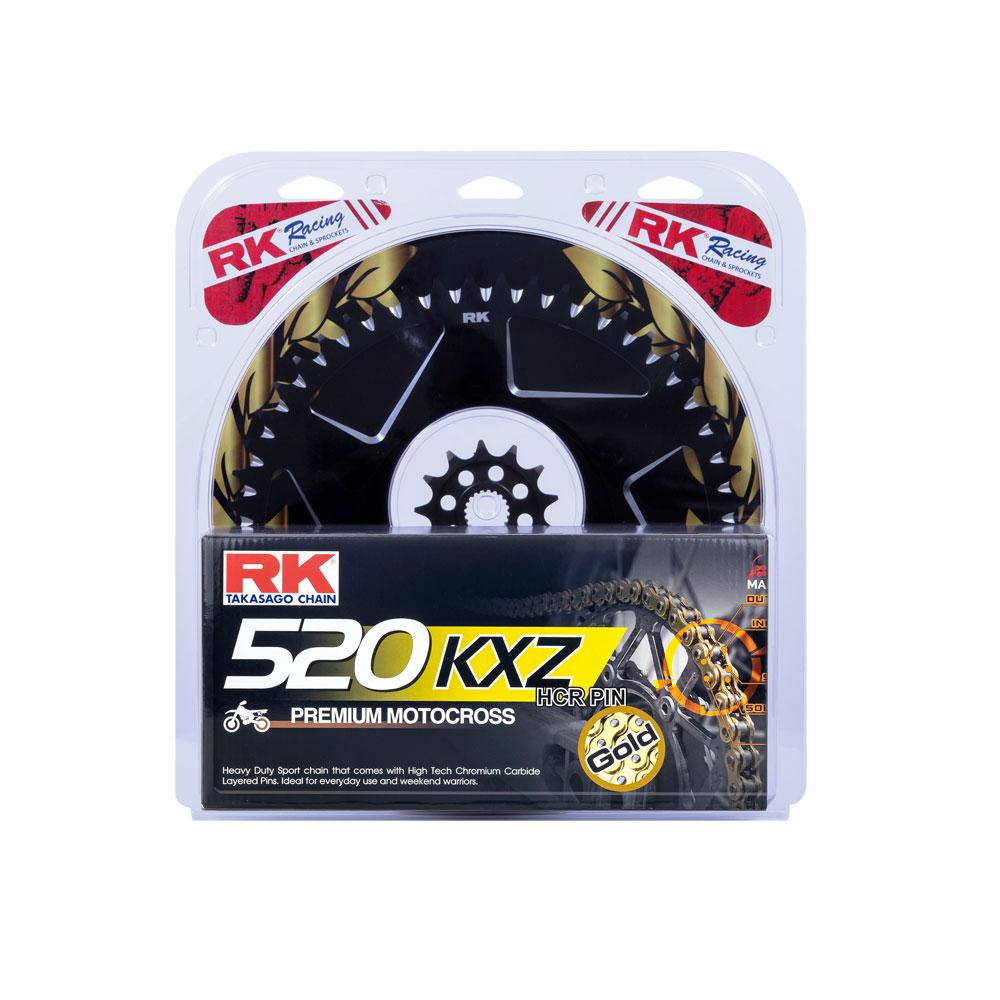 RK Chain & Sprockets LITE PACK - RK CHAIN & SPROCKET KIT BLACK 13/49 ...