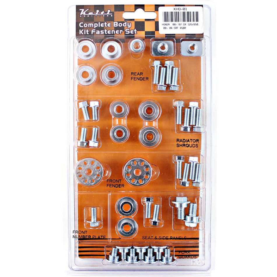 KEITI - COMPLETE BODY KIT FASTENER SET - HONDA 1