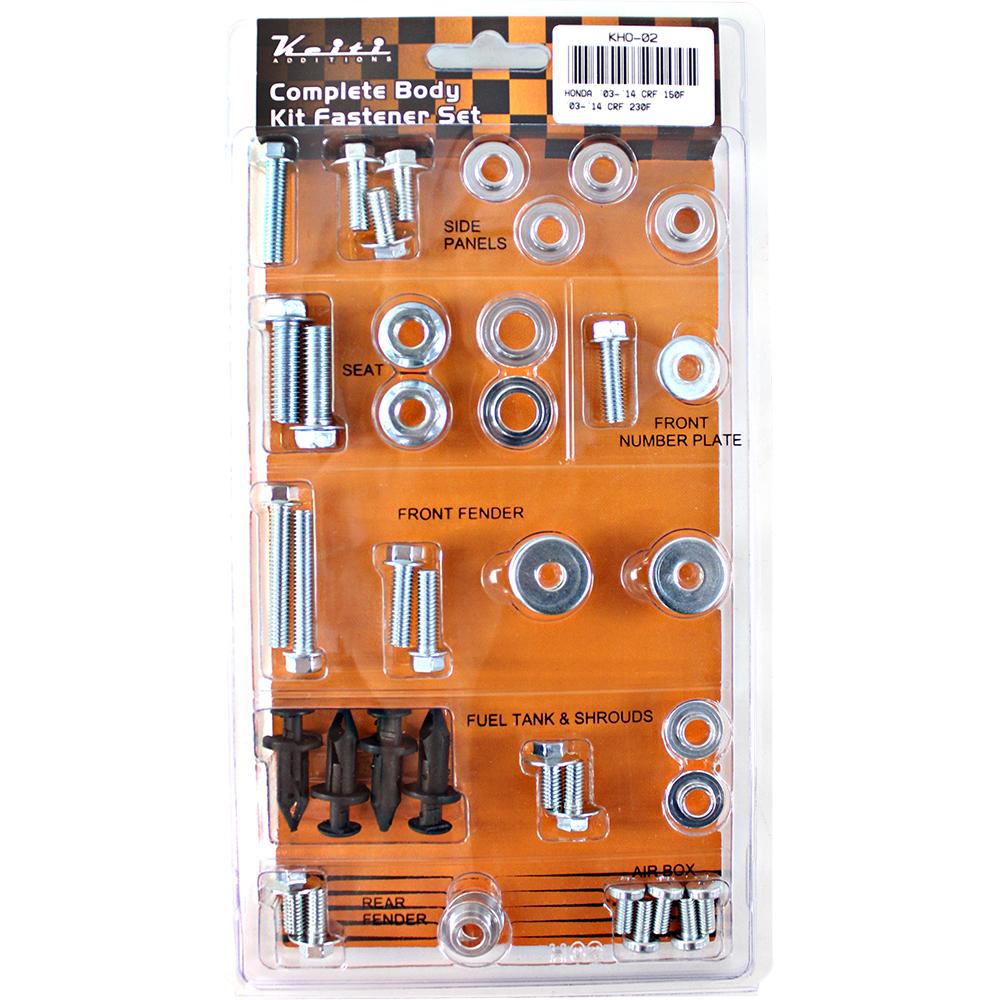 KEITI - COMPLETE BODY KIT FASTENER SET - HONDA 1