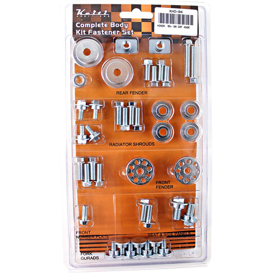 KEITI - COMPLETE BODY KIT FASTENER SET - HONDA 1