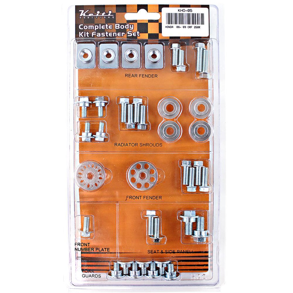 KEITI - COMPLETE BODY KIT FASTENER SET - HONDA 1