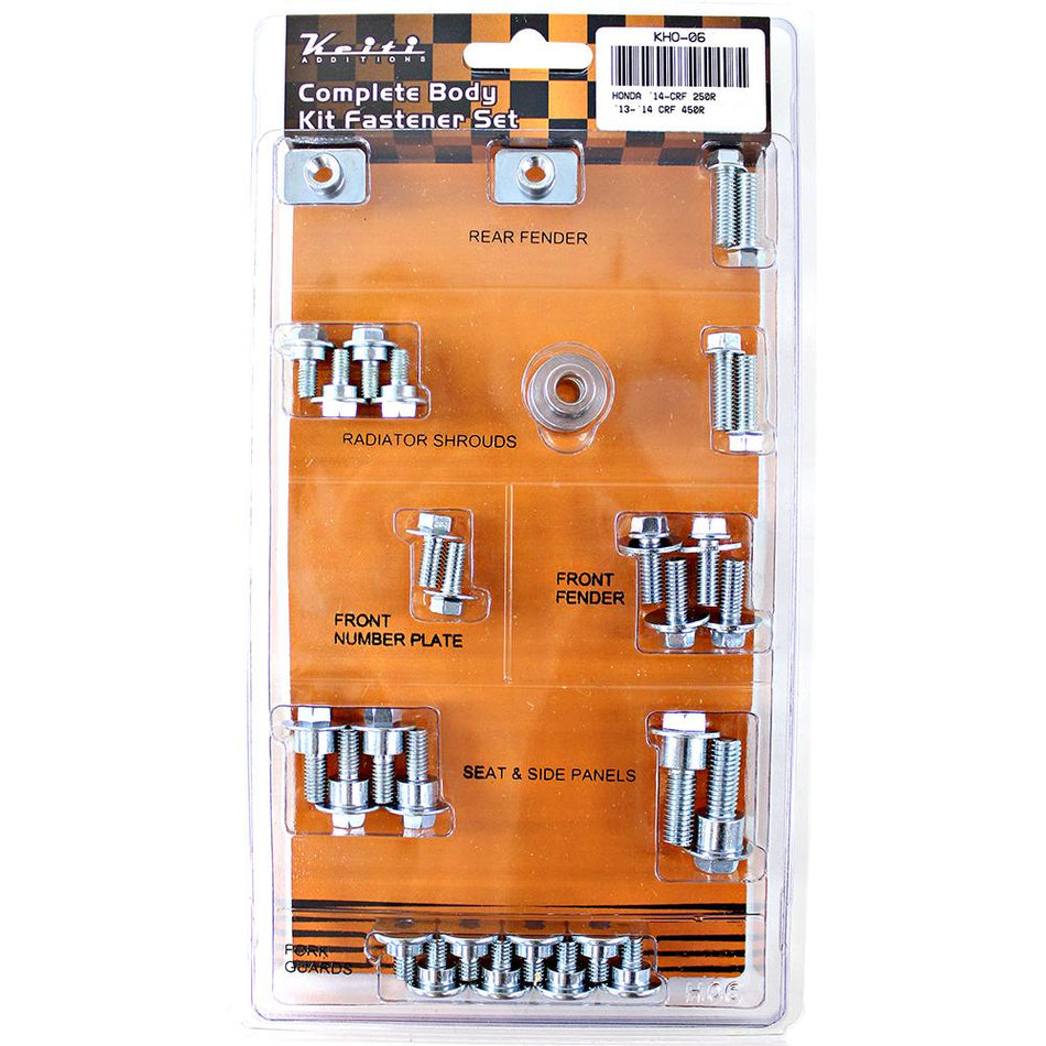 KEITI - COMPLETE BODY KIT FASTENER SET - HONDA 1