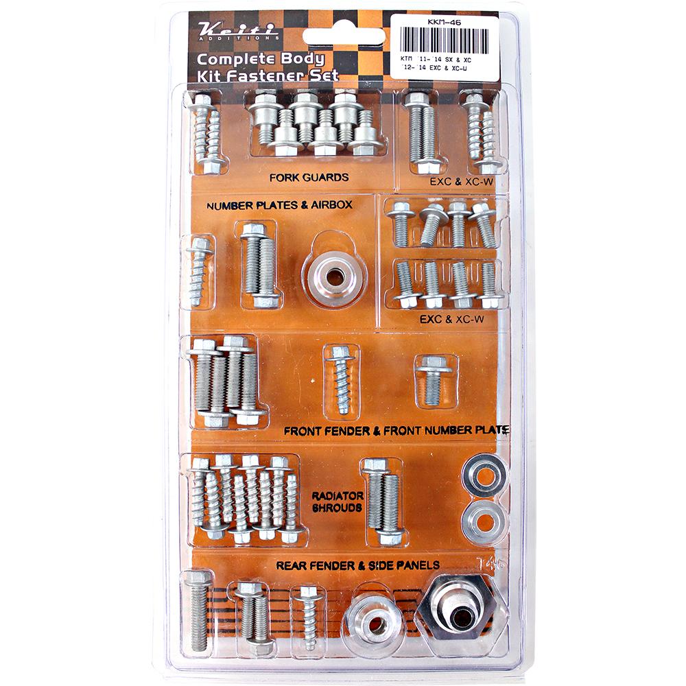 KEITI - COMPLETE BODY KIT FASTENER SET - KTM 1