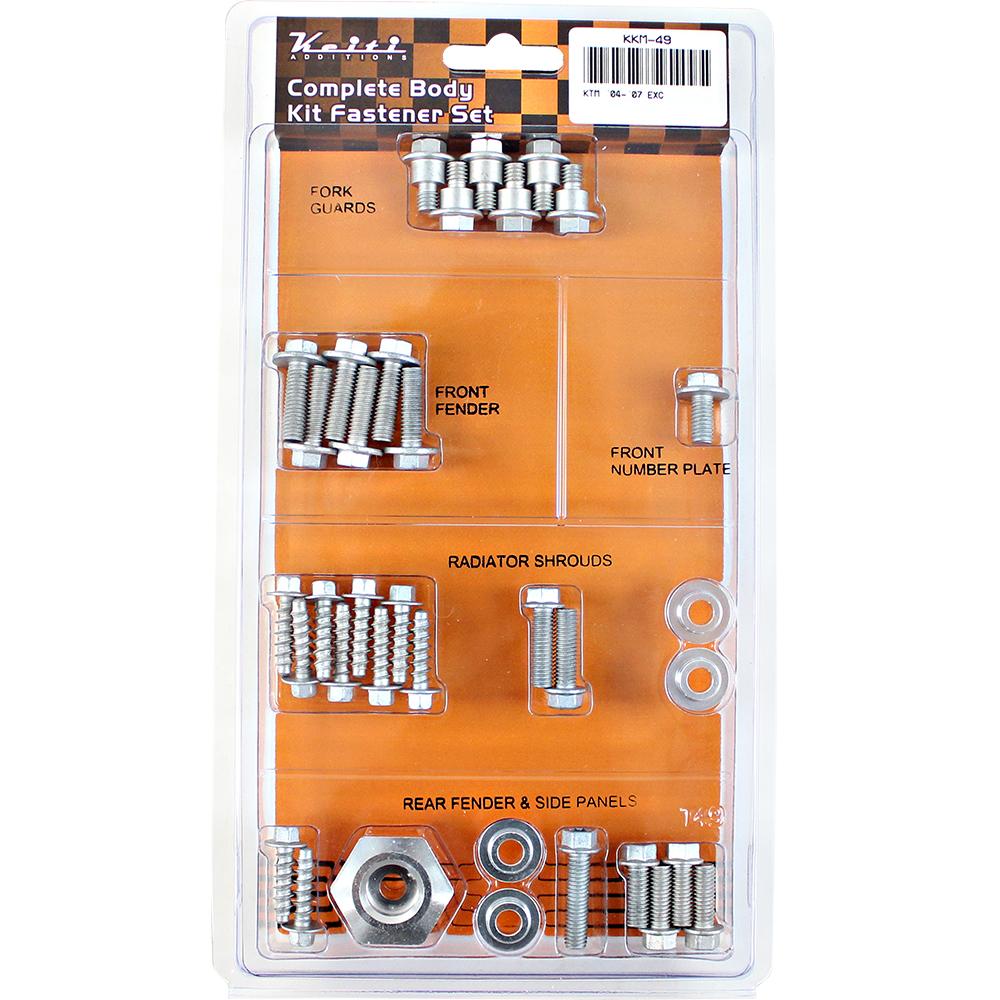 KEITI - COMPLETE BODY KIT FASTENER SET - KTM 1