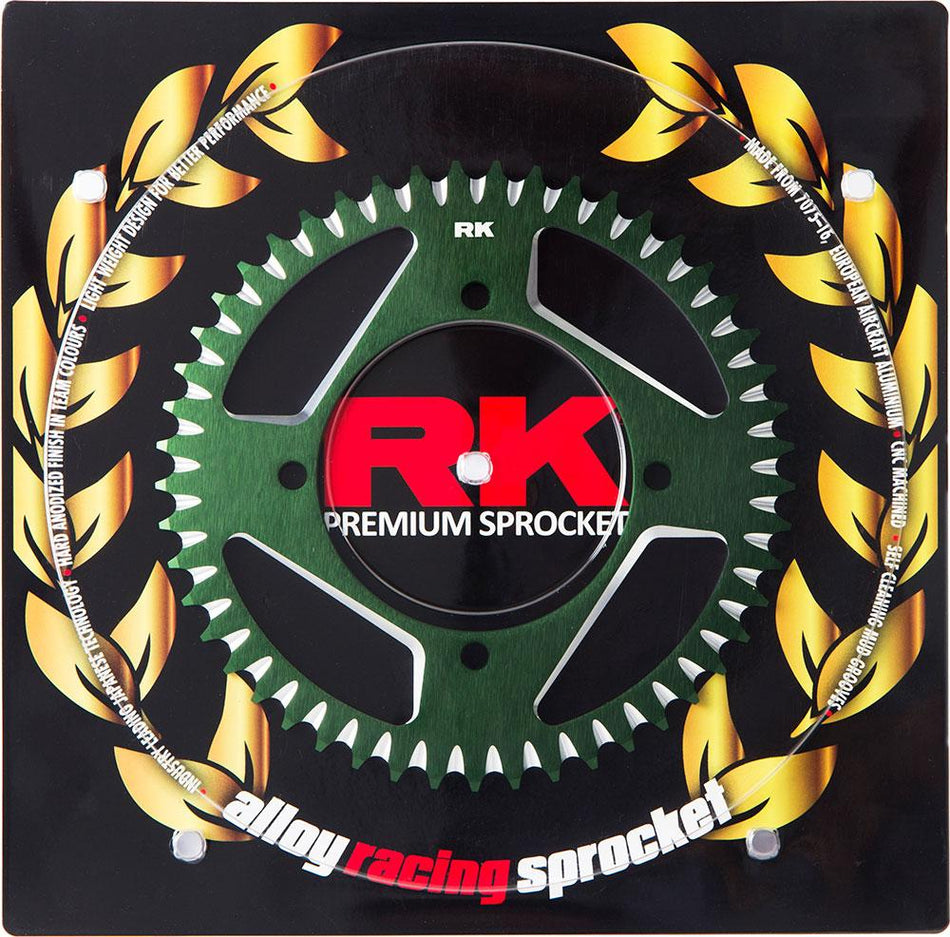 RK ALLOY RACING SPROCKET - 51T 420P - GREEN 2