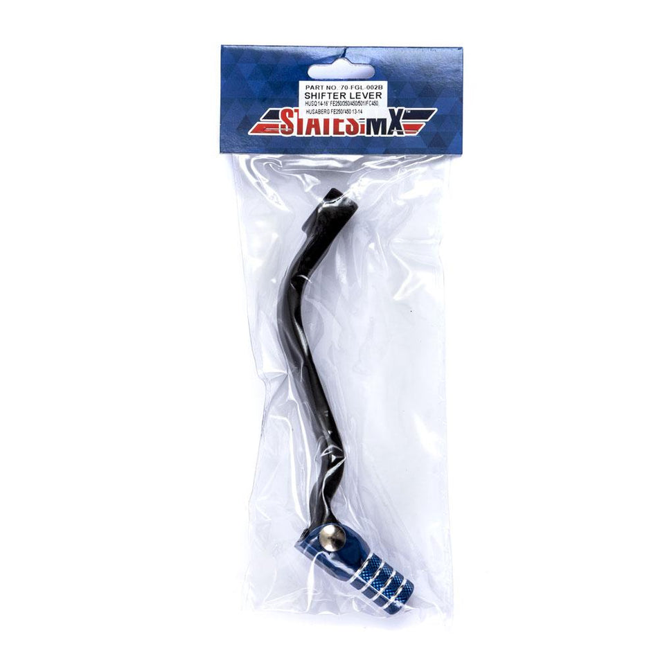 STATES MX FORGED GEAR LEVER - HUSQVARNA - BLUE 2
