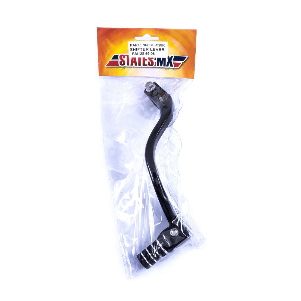 STATES MX FORGED GEAR LEVER - SUZUKI - BLACK 1