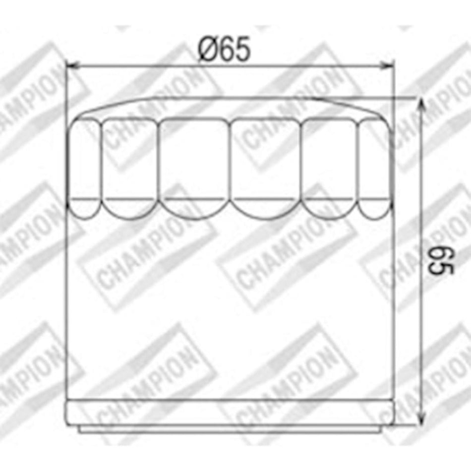 CHAMPION OIL FILTER ELEMENT - COF453 1