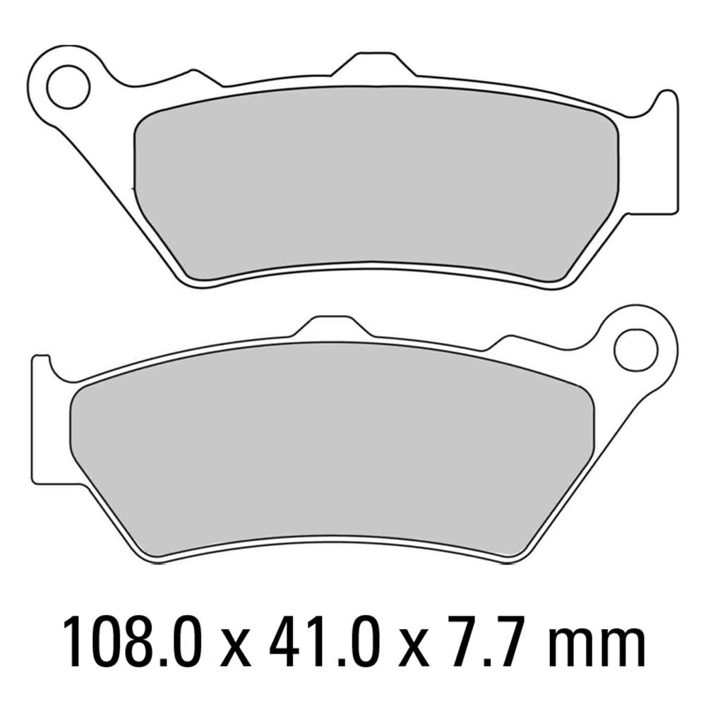 Ferodo FERODO Disc Pad Set - FDB2006 EF Eco Friction Non Sintered ...
