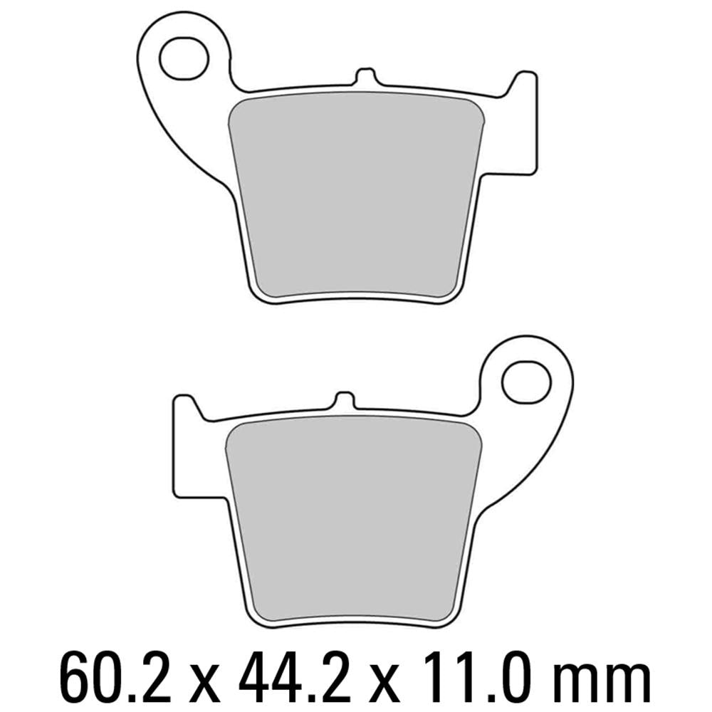Ferodo FERODO Disc Pad Set - FDB2139 EF Eco Friction Non Sintered ...