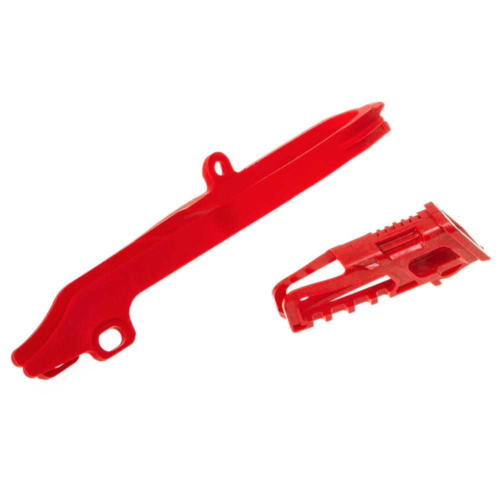 POLISPORT CHAIN GUIDE & SLIDER KIT HONDA CRF250R 11-13/CRF450R 11-12 - RED 1