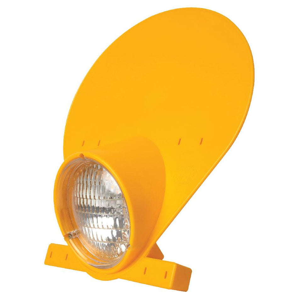 POLISPORT PRESTON PETTY HEADLIGHT NUMBER PLATE - HALOGEN - DARK YELLOW 1