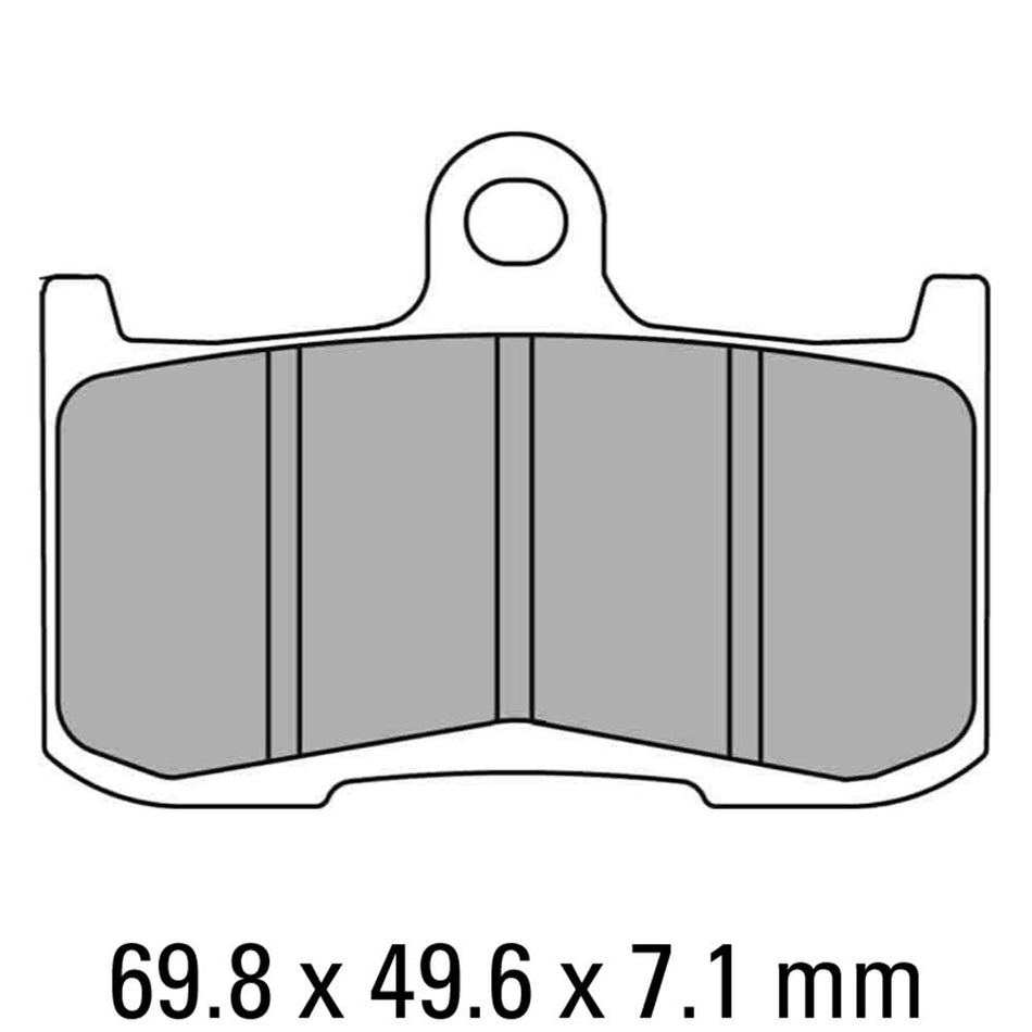 FERODO Disc Pad Set - FDB2158 ST Sinter Grip Sintered Compound - Road 1