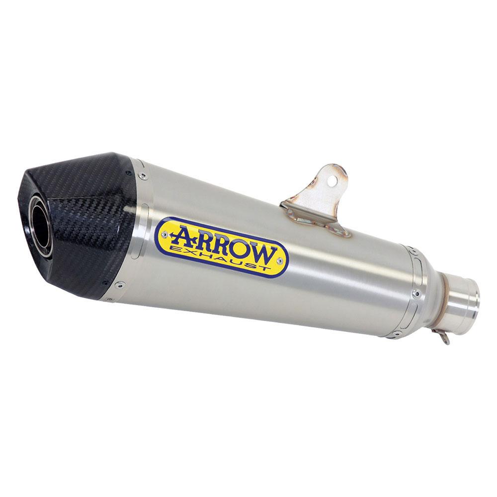 ARROW 71817XKI Silencer :- X-KONE NICHROM SLV W CBN E/C - YAM MT07 1