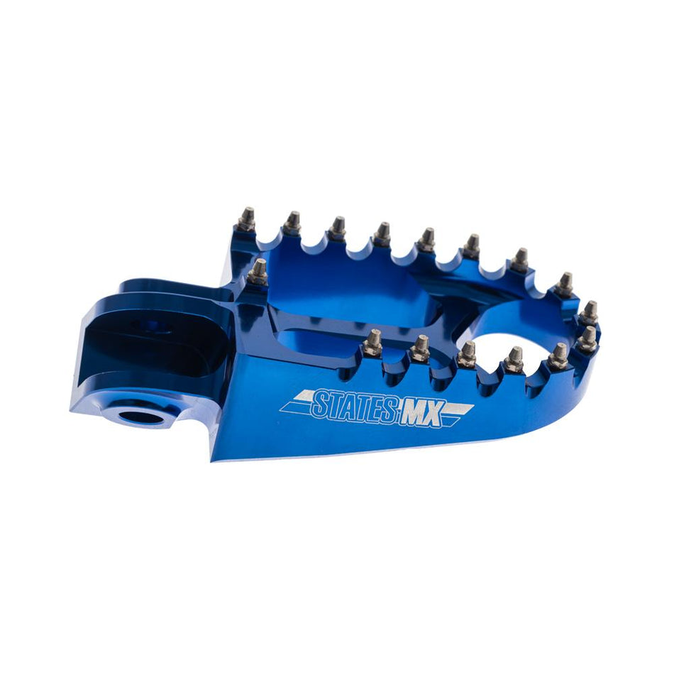 STATES MX S2 ALLOY OFF ROAD FOOTPEGS - HUSQVARNA - BLUE 2