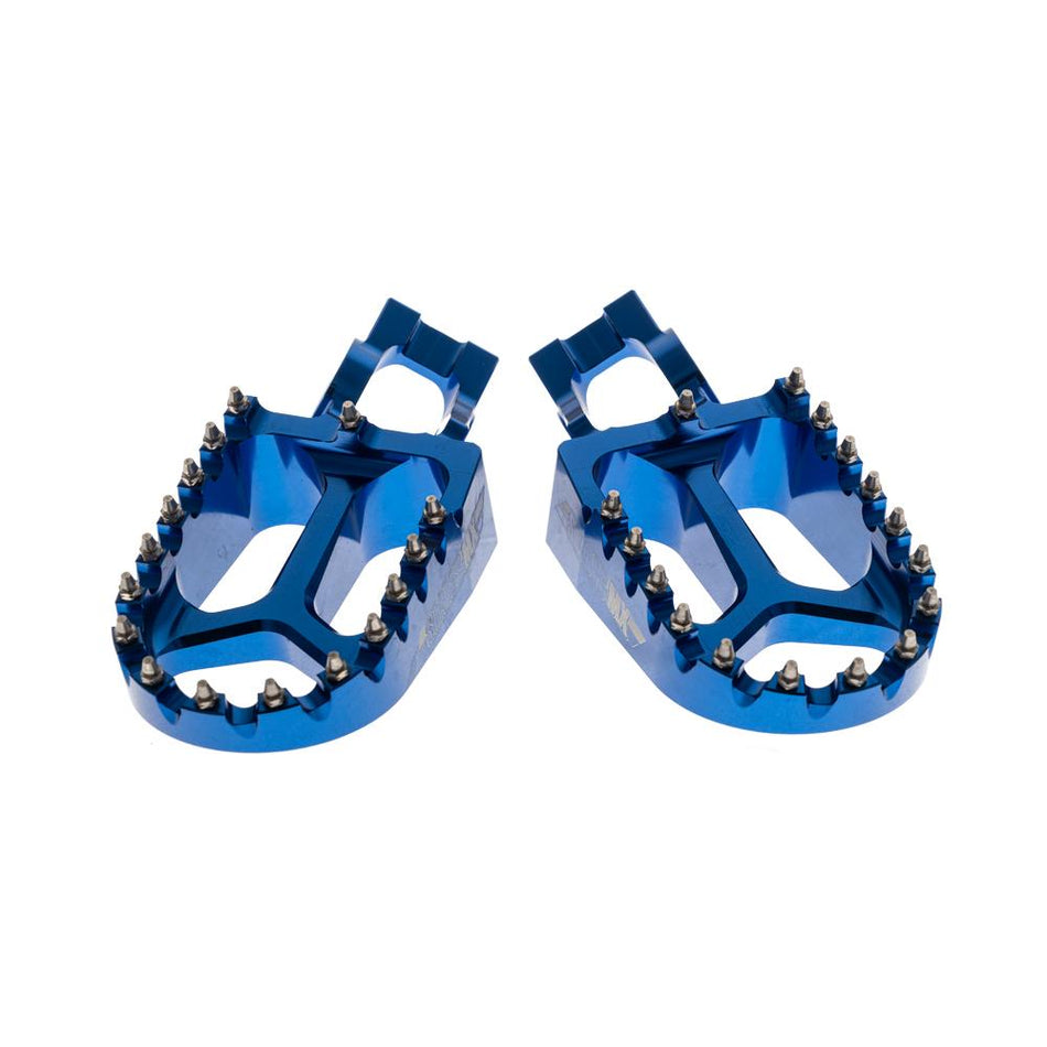 STATES MX S2 ALLOY OFF ROAD FOOTPEGS - KTM/HUSQVARNA (FITS 2016 MODELS ON) - BLUE 1