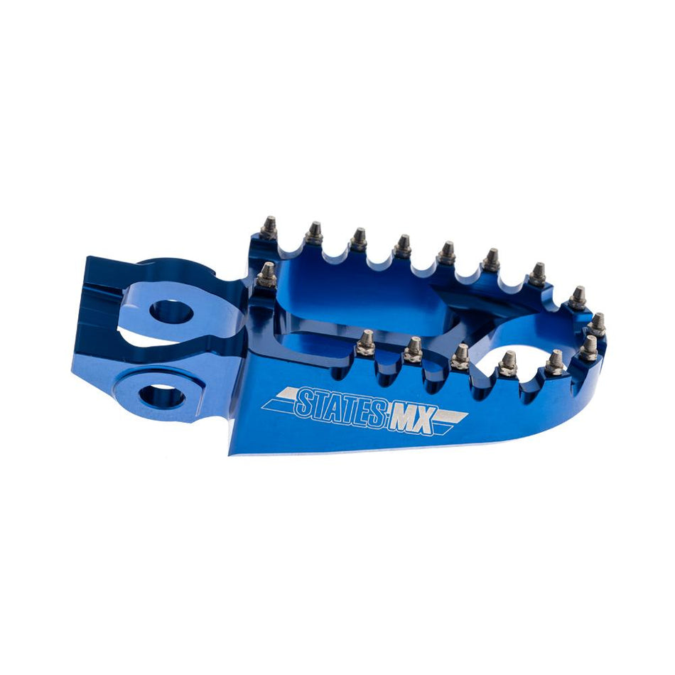 STATES MX S2 ALLOY OFF ROAD FOOTPEGS - KTM/HUSQVARNA (FITS 2016 MODELS ON) - BLUE 2