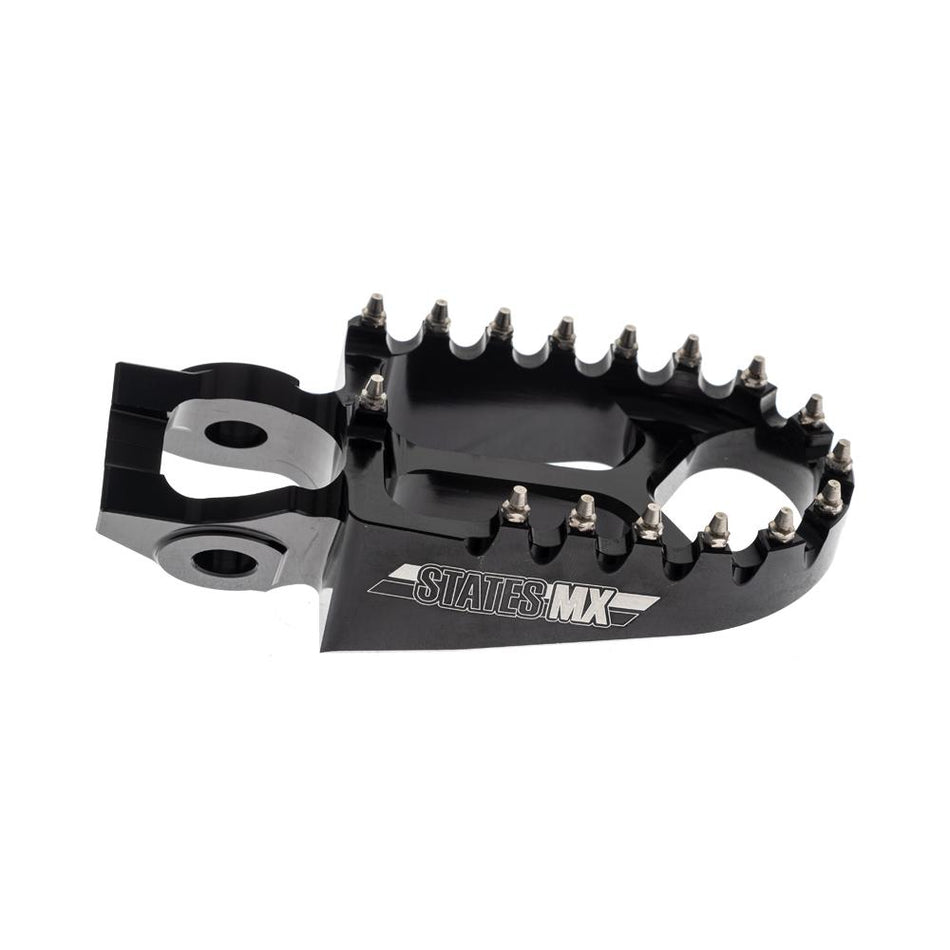 STATES MX S2 ALLOY OFF ROAD FOOTPEGS - KTM/HUSQVARNA (FITS 2016 MODELS ON) - BLACK 2