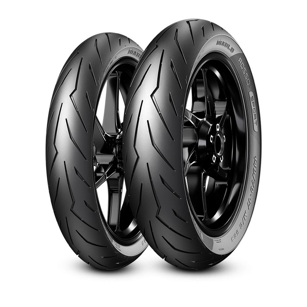 PIRELLI DIABLO ROSSO SPORT SCOOTER 100/90-14 M/C 34S) TL 1