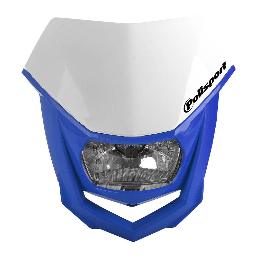 POLISPORT HEADLIGHT HALO - BLUE / WHITE 1