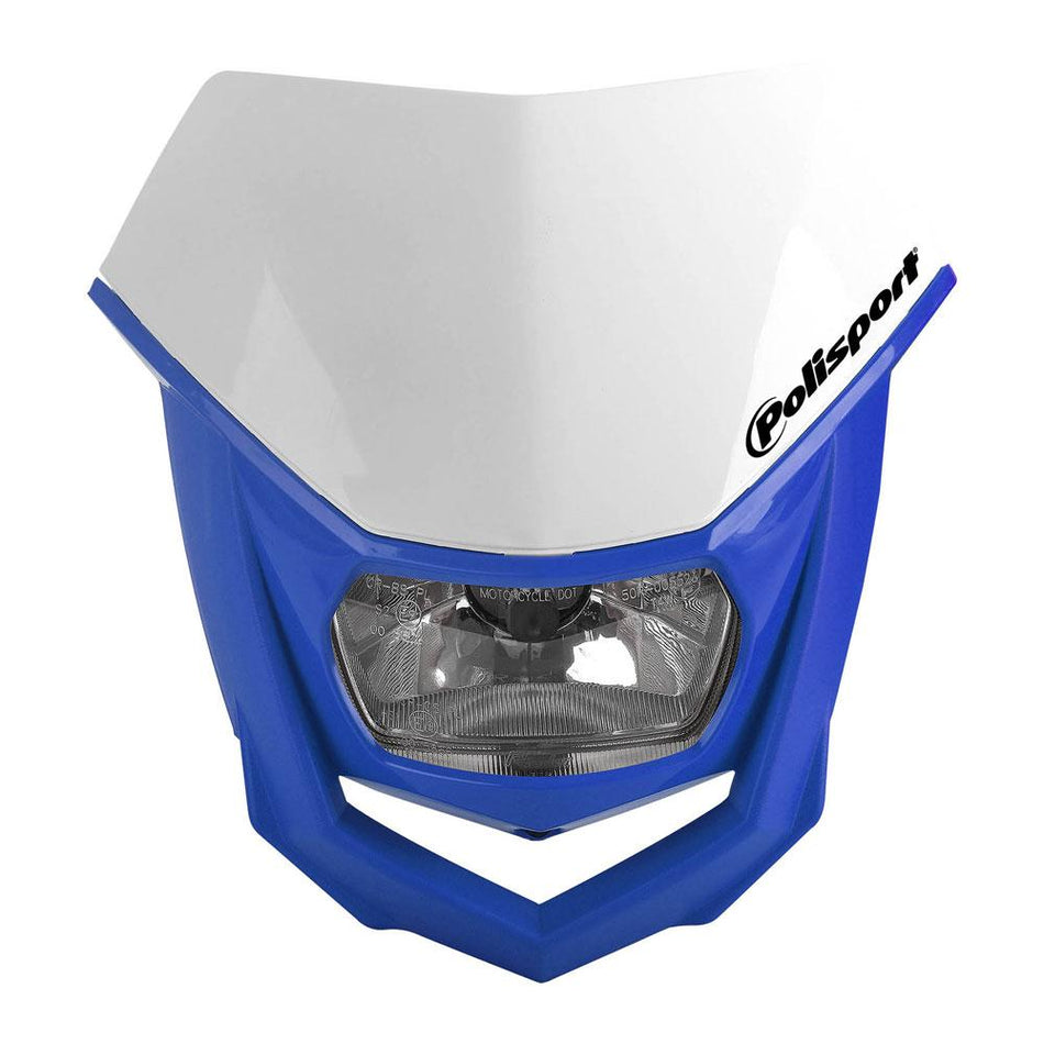 POLISPORT HEADLIGHT HALO - BLUE / WHITE 1