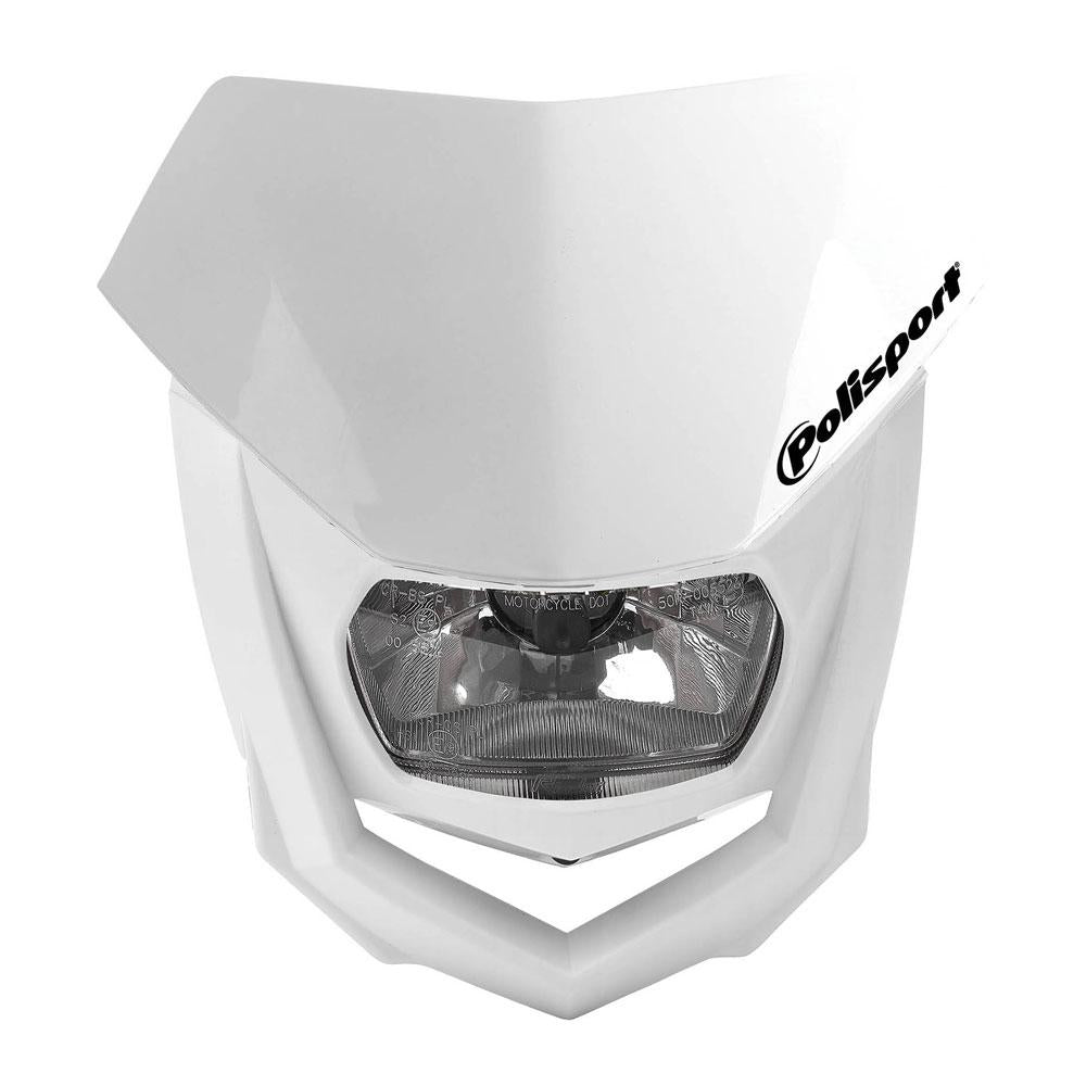 POLISPORT HEADLIGHT HALO - WHITE / WHITE 1