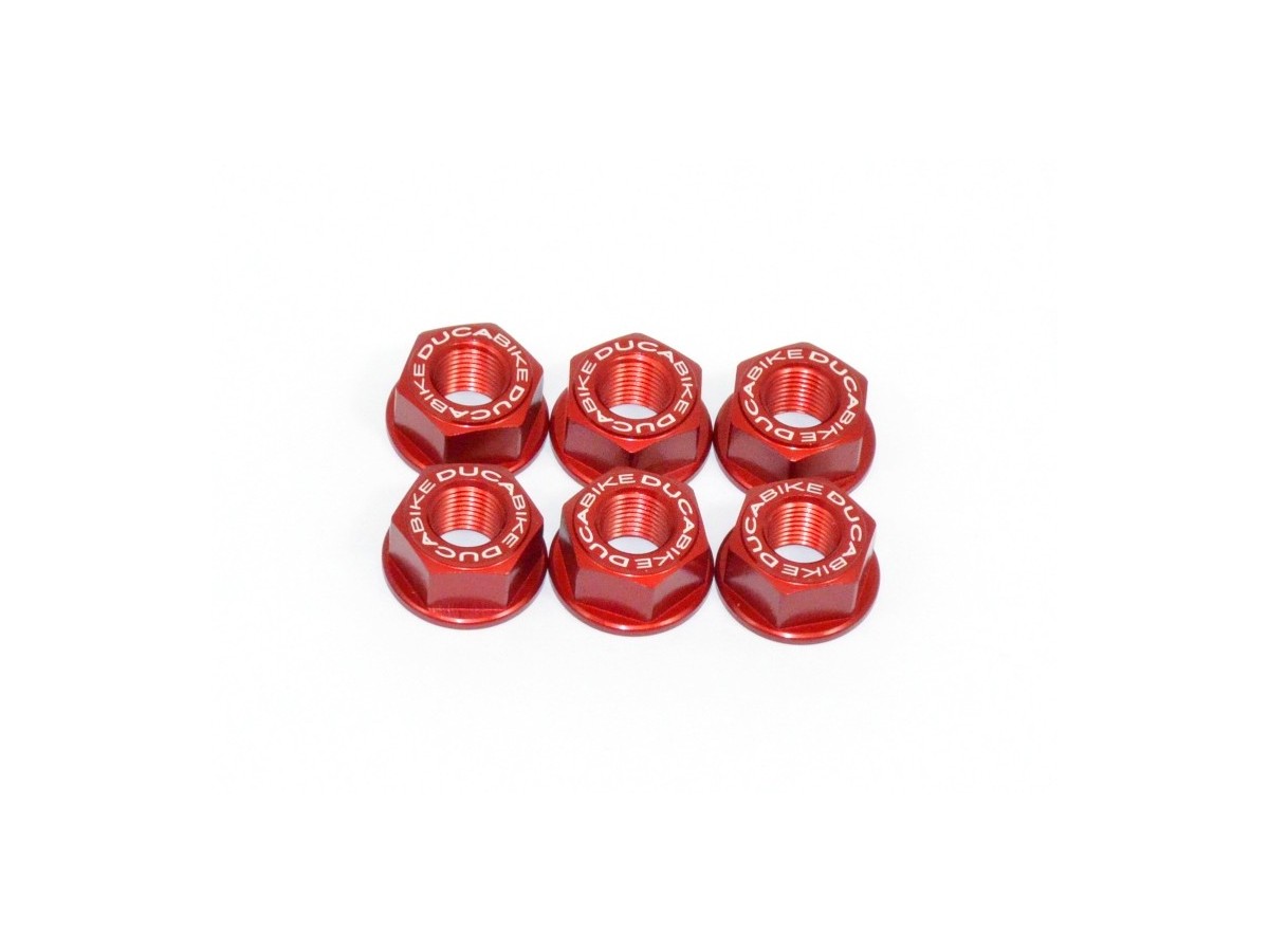 6DSB01 - NUTS SET REAR SPROCKET CARRIER - DBK Special Parts - 2