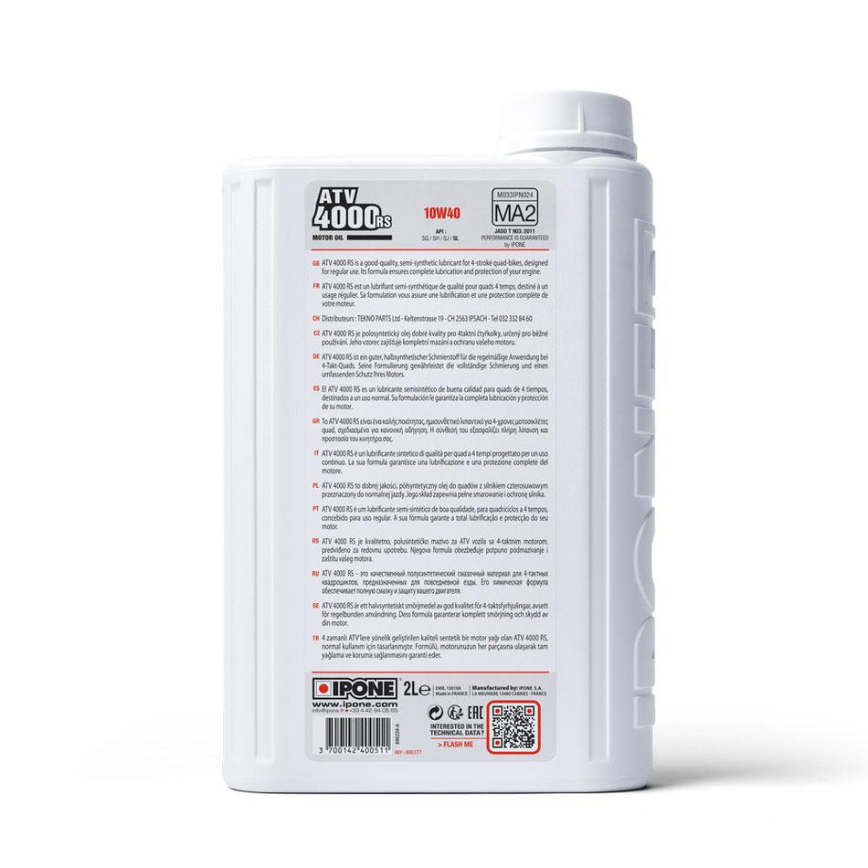 IPONE ATV 4000 RS 10W40 2L 2