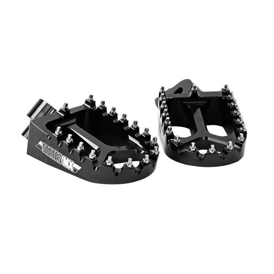 STATES MX S2 ALLOY OFF ROAD FOOTPEGS - SUZUKI - BLACK 1