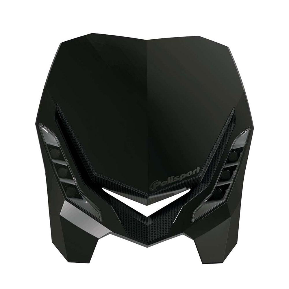 POLISPORT E-BLAZE LED HEADLIGHT - BLACK 1