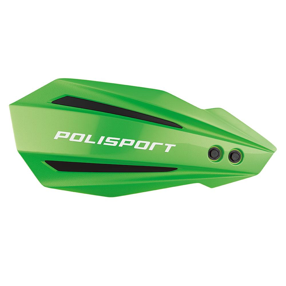 POLISPORT BULLIT MX HANDGUARDS KAWASAKI - GREEN 1