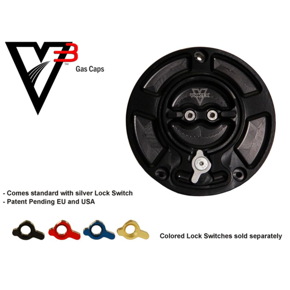 VORTEX - V3 FUEL CAP - BLACK : SUZUKI 1