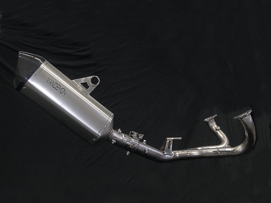 BMW R1250GS & GSA Titanium Exhaust System with OEM Valve Function.