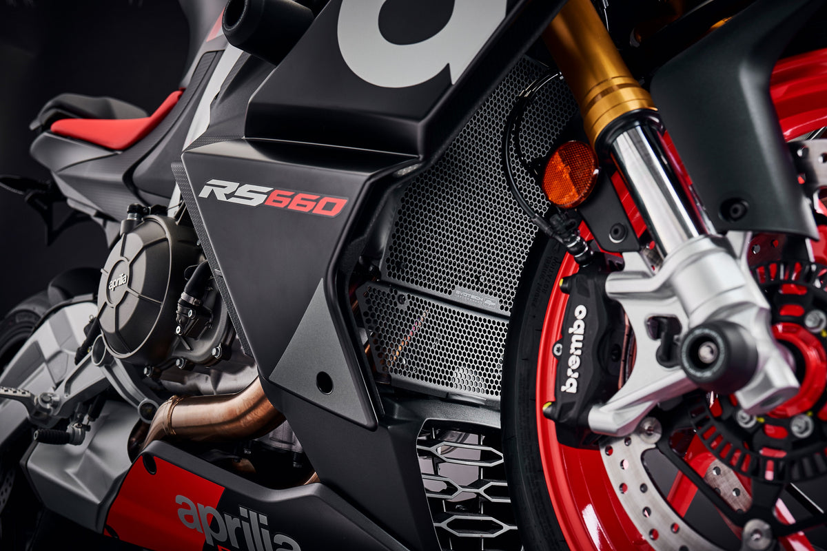 Evotech Radiator & Header Guard Set - Aprilia RS 660 (2025+) - 3, PRN015268-015269-02