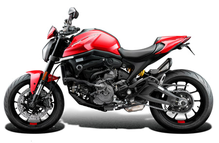 Evotech Ducati Monster 950 Frame Crash Protection (2021+) - 9, PRN015557-01