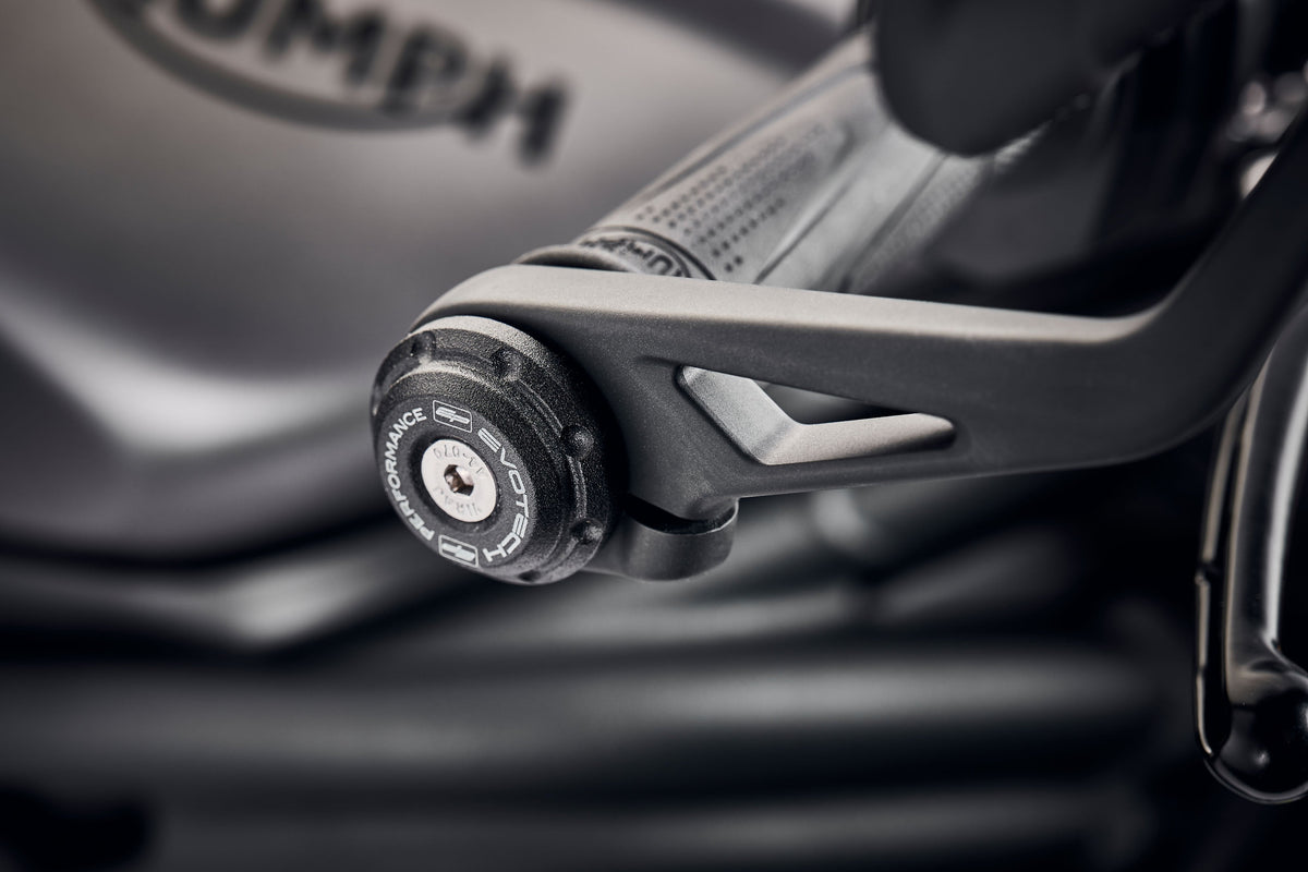 Evotech Bar End Weights for OE Handlebar End Mirrors - Triumph Speed Triple 1200 RS (2025+) - 3, PRN015509-19
