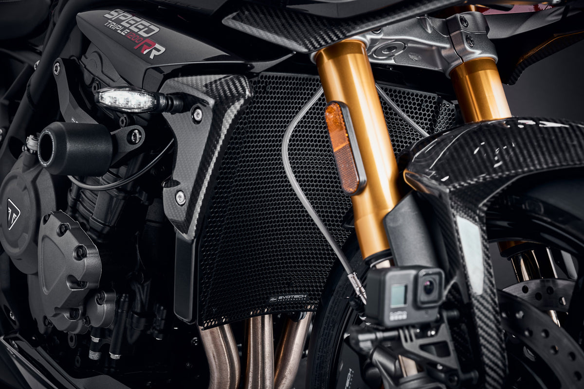 Evotech Radiator Guard (Black) - Triumph Speed Triple 1200 RR (2022+) - 3, PRN015488-02