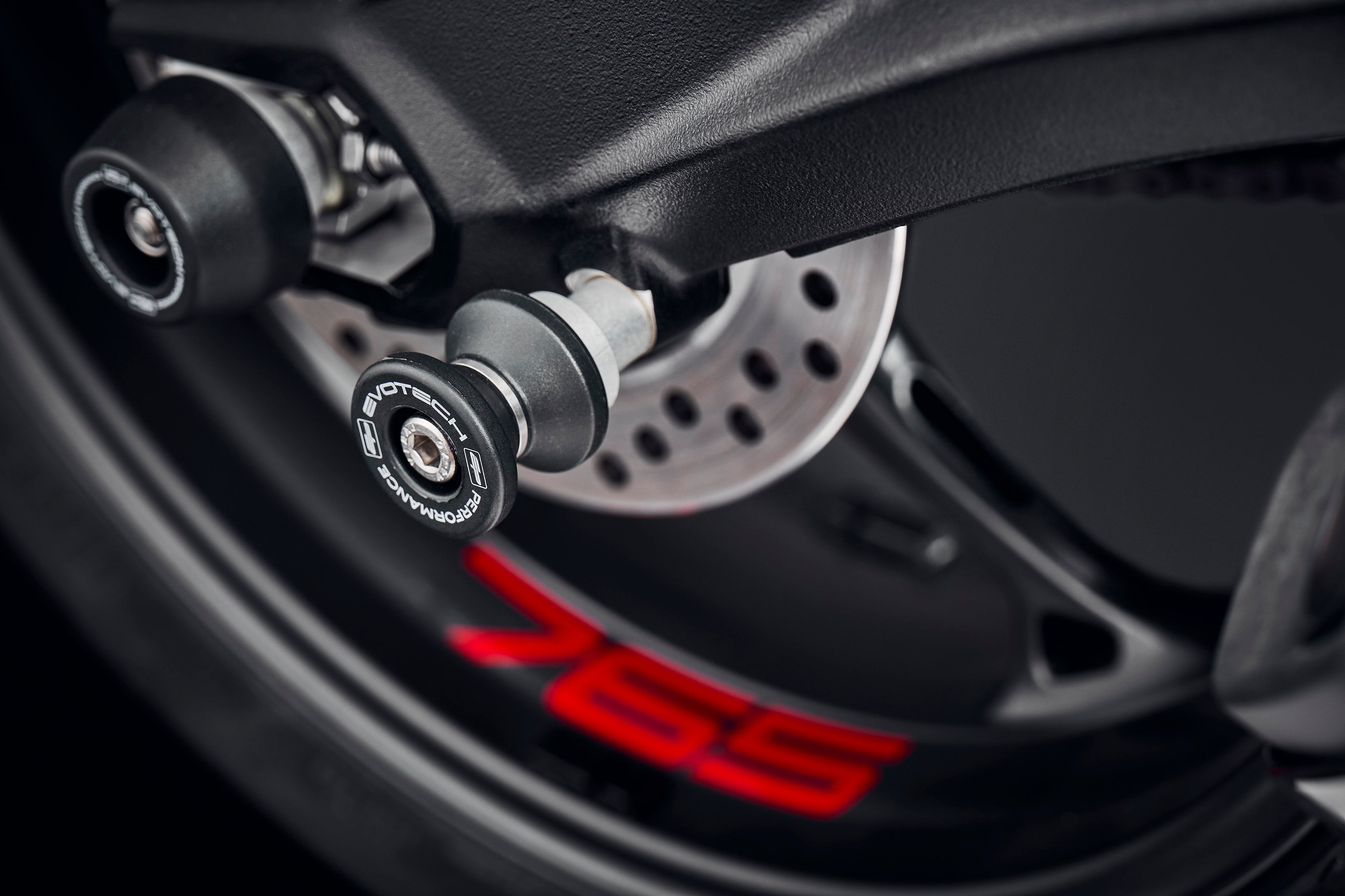Evotech Paddock Stand Bobbins - Triumph Street Triple 765 Moto2 Edition (2023+) - 3, PRN012572-18