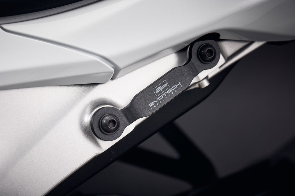 Evotech Kawasaki ZX6R Pillion Footpeg Blanking Plate (2009 - 2012) - 3, PRN008394-03