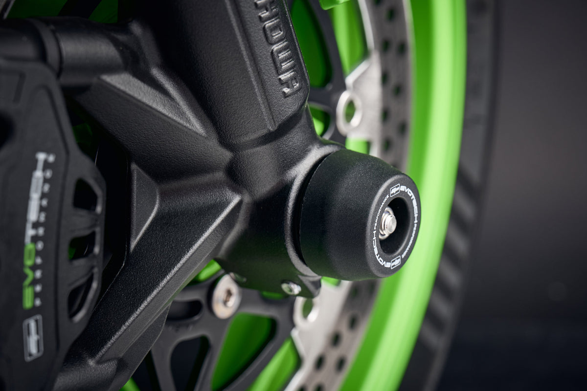 Evotech Front Spindle Bobbins - Kawasaki Ninja ZX-6R 40th Anniversary Edition (2024+) - 2, PRN014192-04