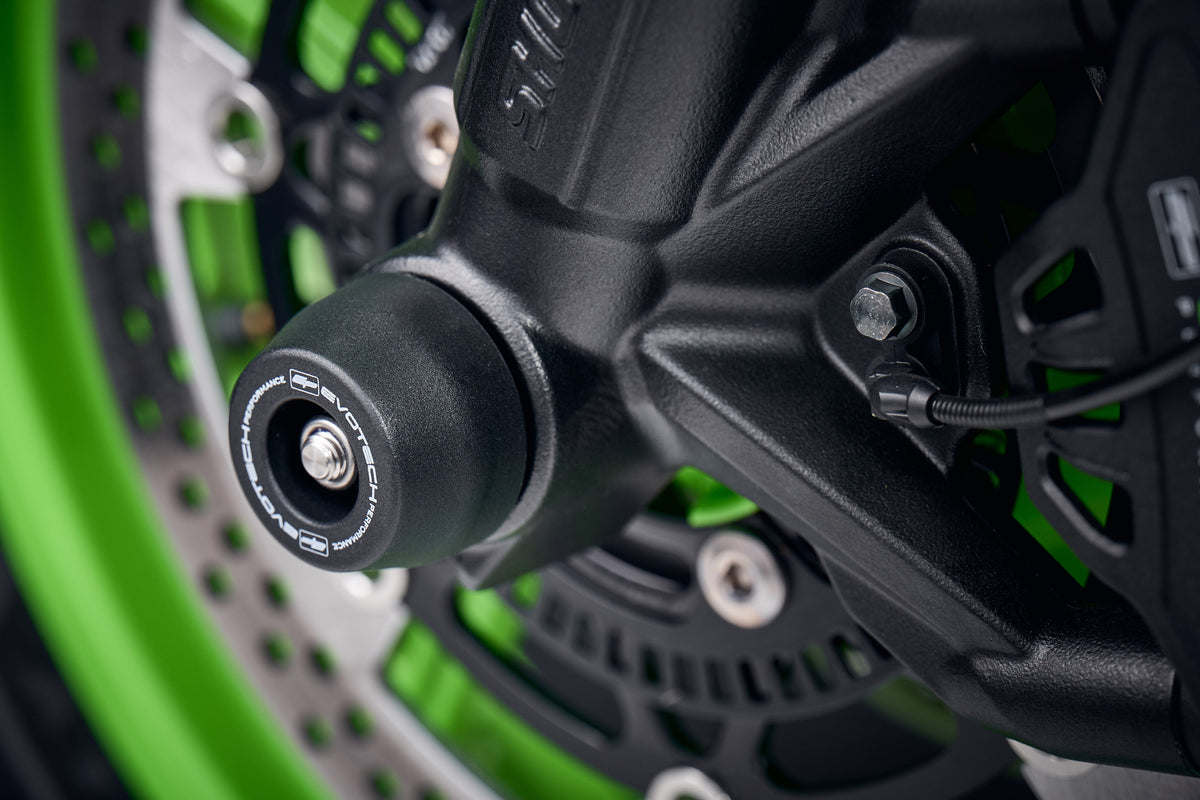Evotech Front Spindle Bobbins - Kawasaki Ninja ZX-6R 40th Anniversary Edition (2024+) - 3, PRN014192-04