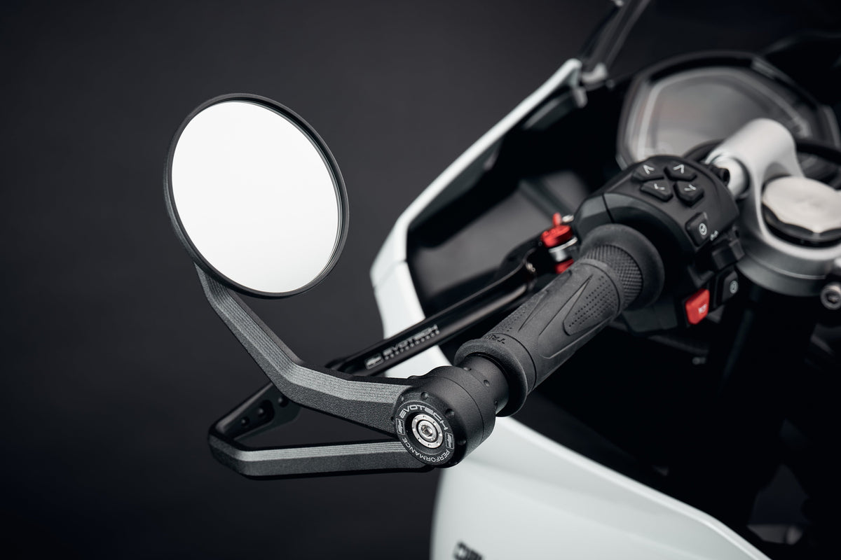 Evotech Bar End Mirrors / Brake and Clutch Protector Kit (Retro) - Triumph Trident 660 Triple Tribute Edition (2024+) - 2, PRN015536-015554-016459-016469-016517-016518-016951-04