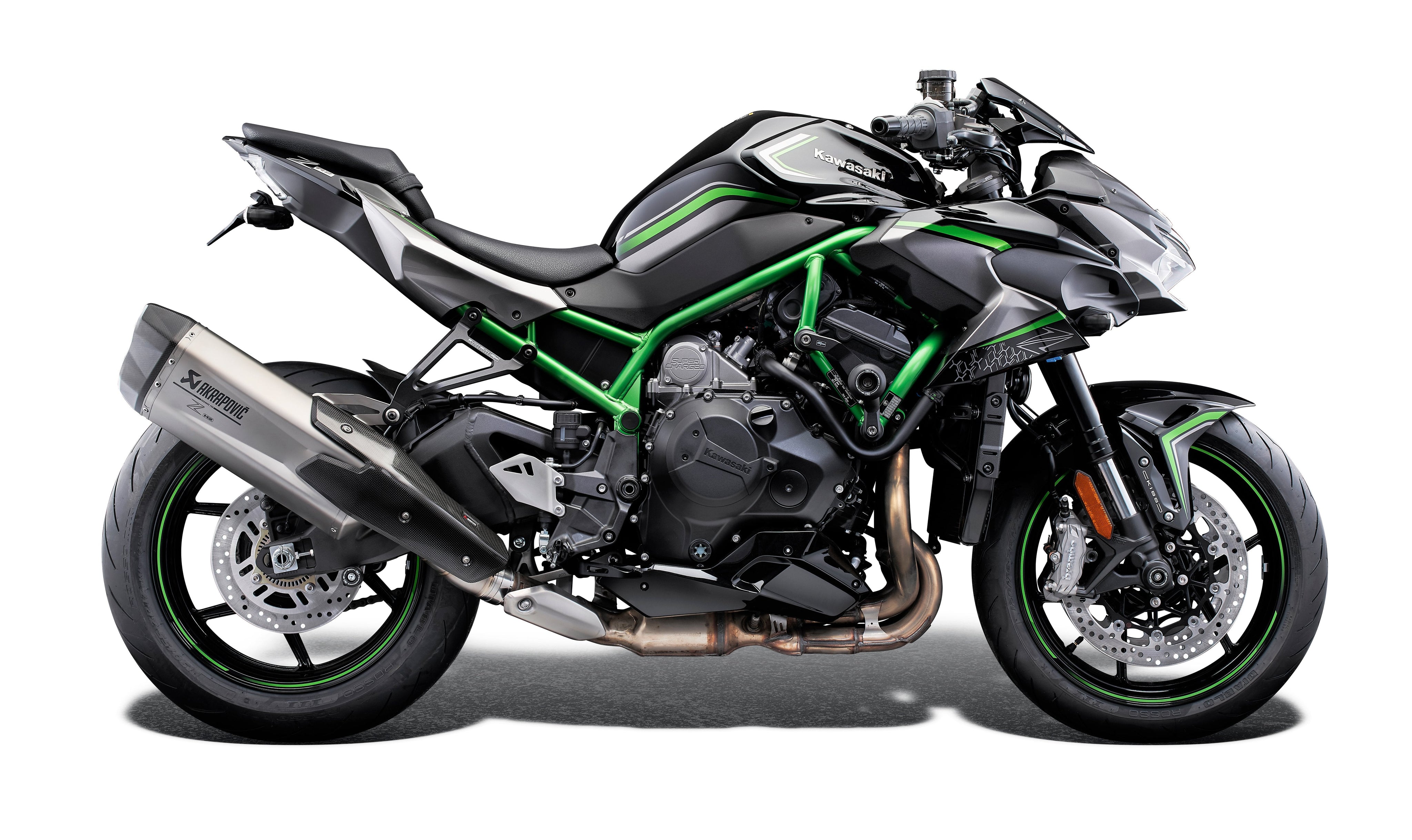 Evotech Kawasaki Z H2 Main Frame Crash Protection (2020+) - 10, PRN014991-01