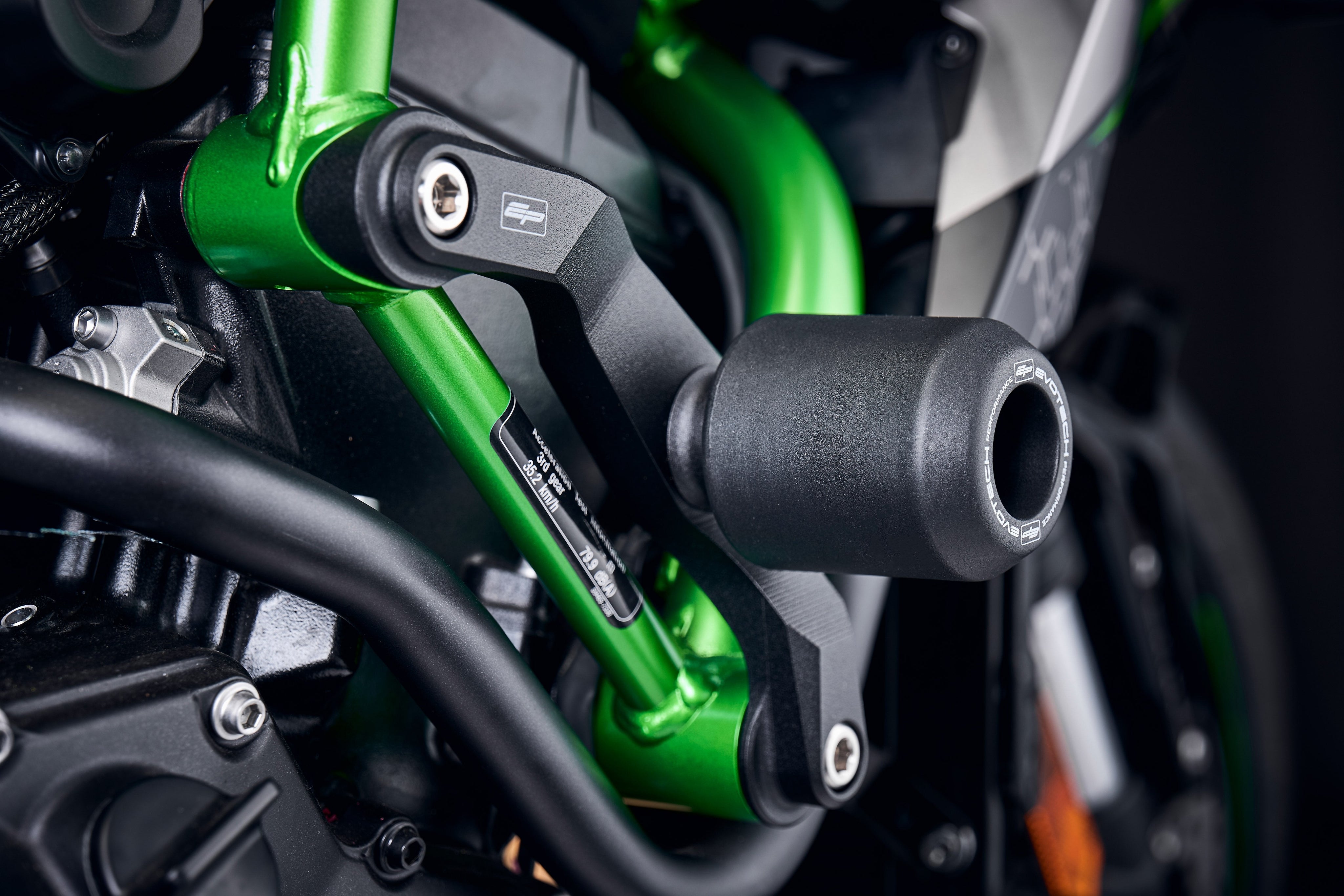 Evotech Kawasaki Z H2 Main Frame Crash Protection (2020+) - 4, PRN014991-01