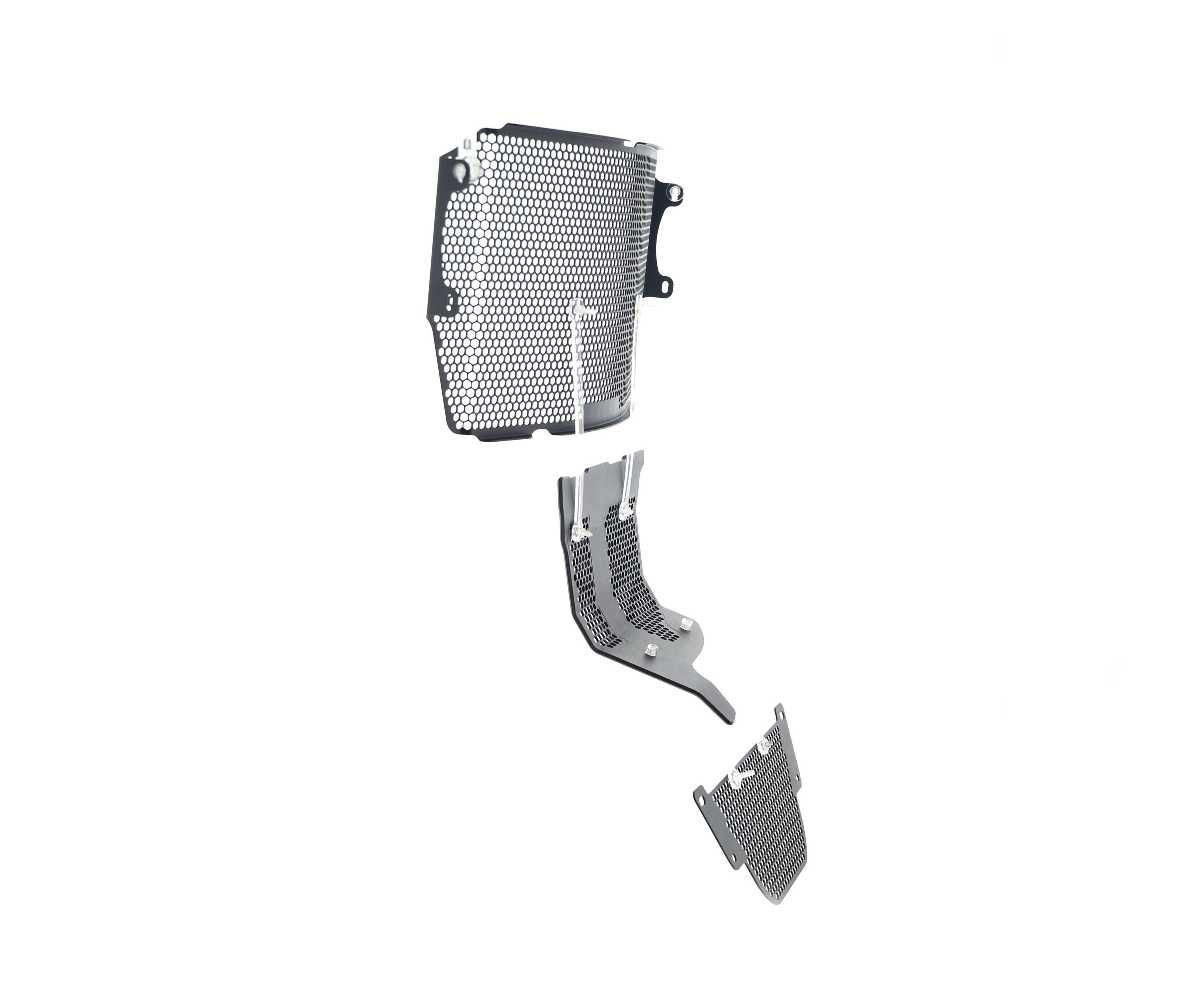 Evotech Ducati Monster 1200 S Radiator Oil Cooler and Engine Guard set (2017 - 2021) - 10, PRN011674-011675-011684-06