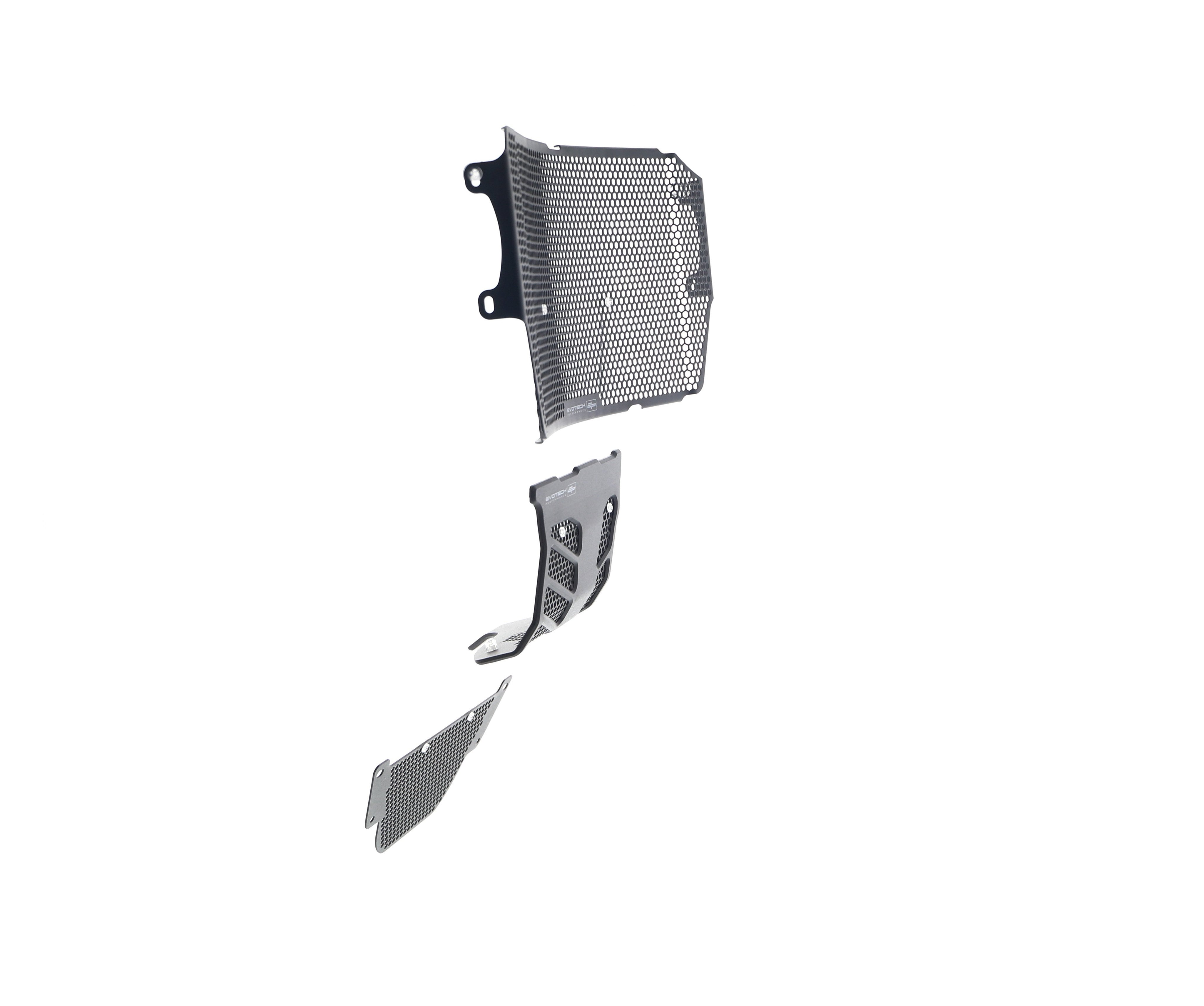 Evotech Ducati Monster 1200 S Radiator Oil Cooler and Engine Guard set (2017 - 2021) - 22, PRN011674-011675-011684-06