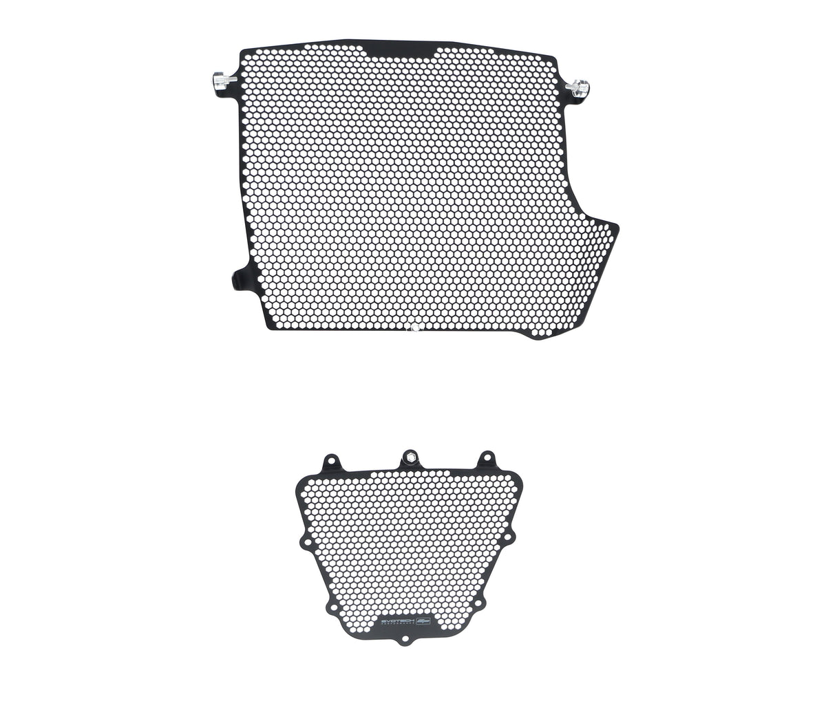 Evotech Ducati XDiavel Black Star Radiator and Oil Cooler Guard Set (2021 - 2022) - 12, PRN013089-013090-03