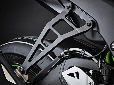 Evotech Kawasaki Ninja ZX-10R Exhaust Hanger & Pillion Footpeg Removal Kit (2021 - 2025) - 2, PRN008735-008749-09