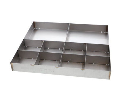 Evotech Stainless Steel Part Tray - 3, PRN009158-01